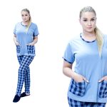 Trikotažinė moteriška pižama mod187 (kurima.lt)