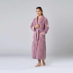 Ilgas chalatas Pureina su bambuko pluoštu