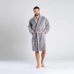 Vyriškas klasikinis chalatas Grantas su bambuko pluoštu