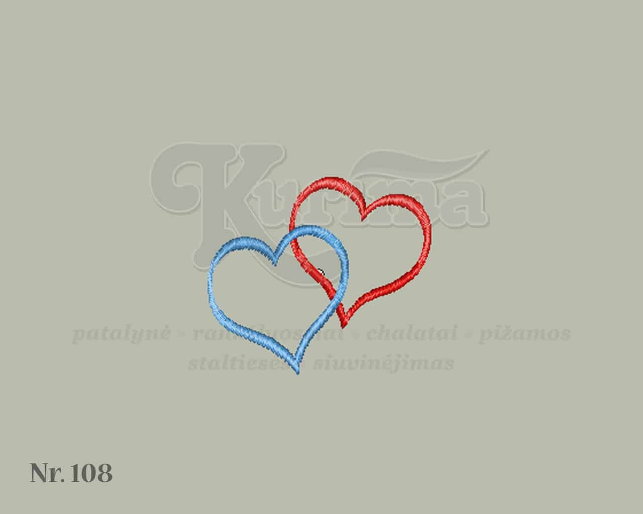 Perpintos širdys Nr.108