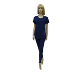 Bambuko pluošti pižama Mod. 270 tamsi mėlyna