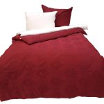 žakardinio satino patalynė ORNAMENT bordo