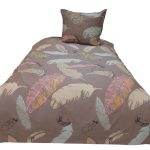 Satino patalynė PLUNKSNOS Rudos