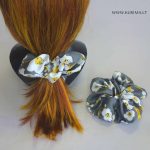 Satino gumytė plaukams Sakuros