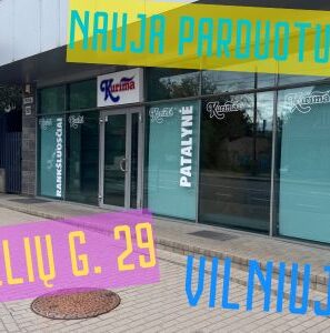 Kurima nauja parduotuvė Vilniuje
